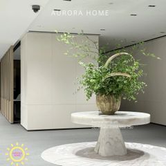 Bình hoa giả lớn trang trí đại sảnh Thiên Nhiên Xanh Mát 03
