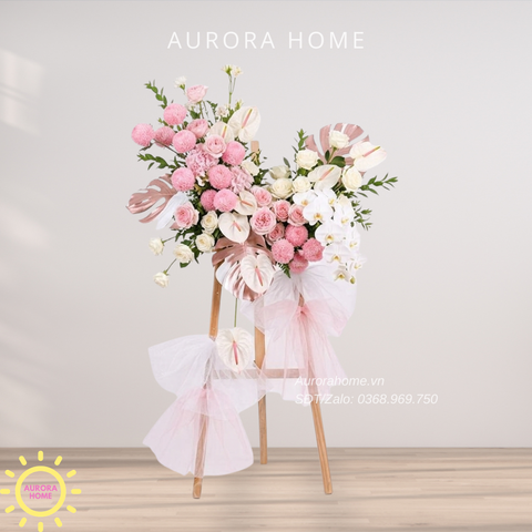 Kệ hoa tươi sắc xuân thiên nhiên 08