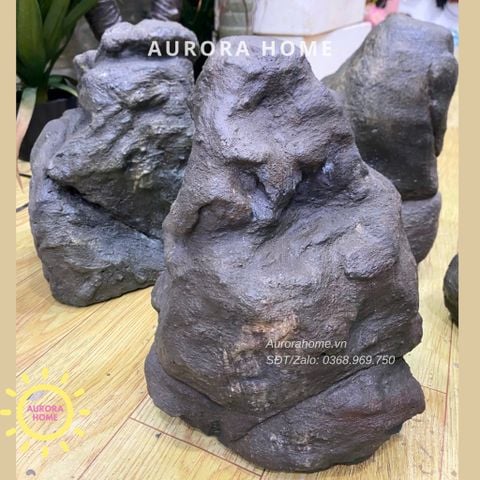 Tiểu cảnh mô hình đá giả decor thiết kế