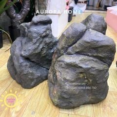 Tiểu cảnh mô hình đá giả decor thiết kế