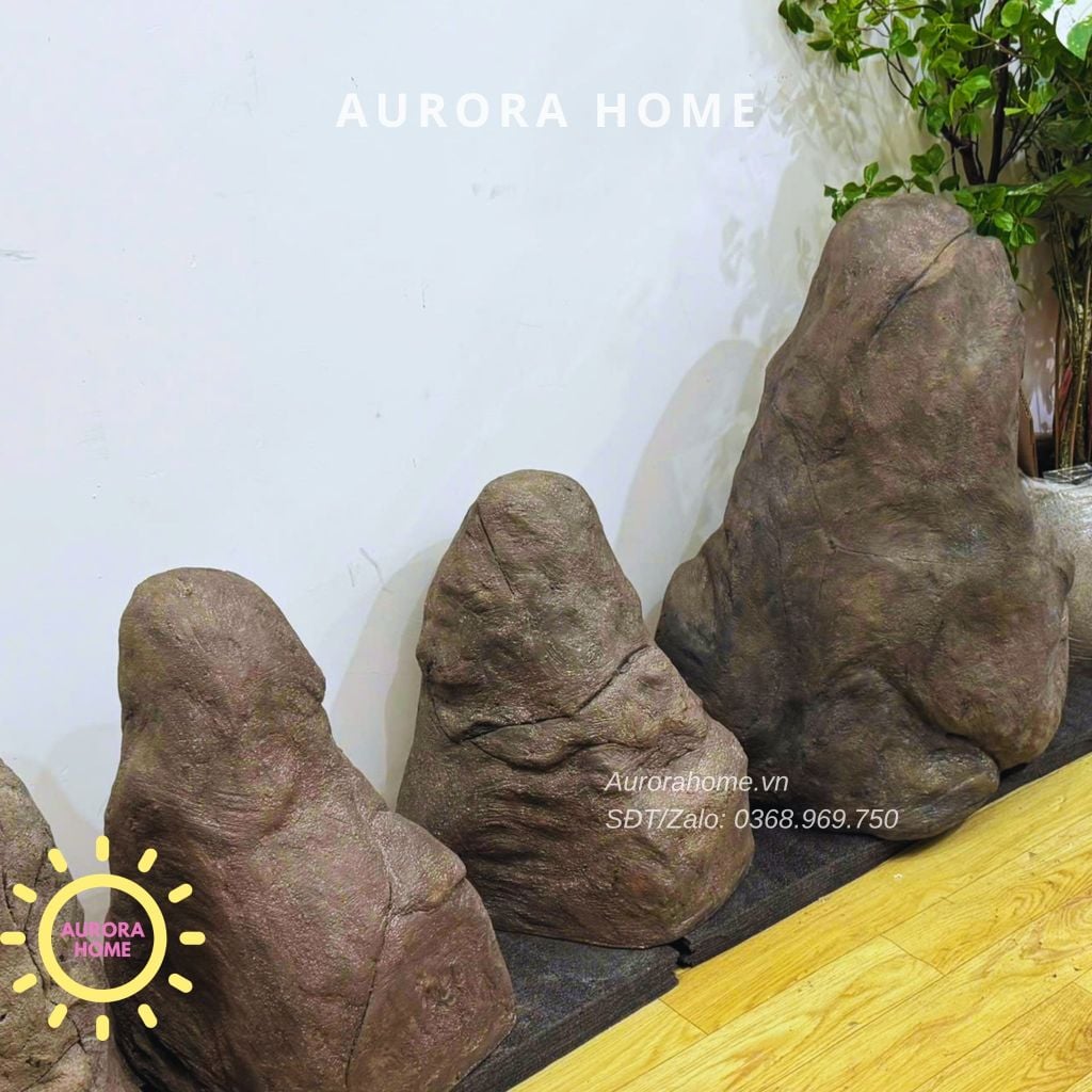 Tiểu cảnh mô hình đá giả decor thiết kế