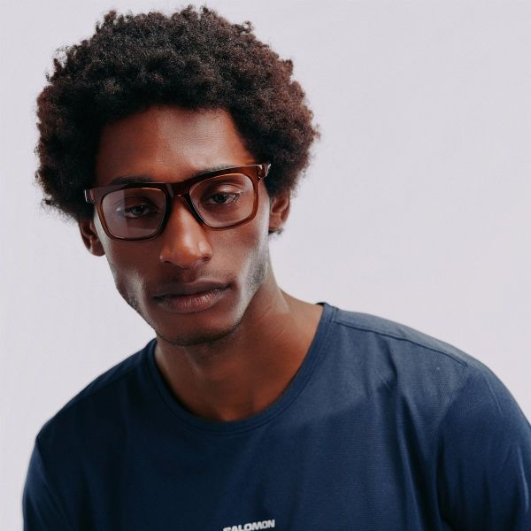 Mắt kính Anvma V1 màu Brown Glossy Vista