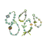  Dây đeo DTC03 điện thoại  charm cao cấp Mix xanh mint tươi trẻ, xinh chuẩn Hàn 