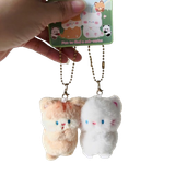  Móc khoá đôi MK0010 thú bông thỏ mini siêu xinh 