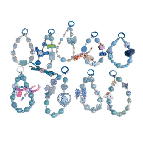  Dây đeo DTC06  điện thoại  Charm Xanh Pastel Siêu Xinh 