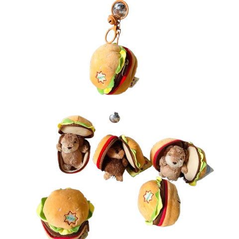  Móc khoá MK005 Burger Mini – Cute, Lạ Mắt & Dễ Phối 