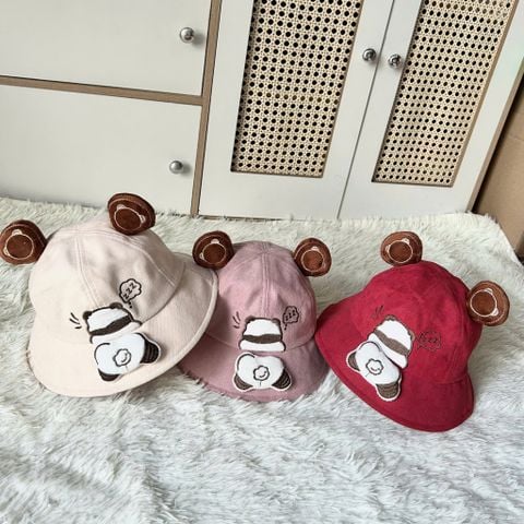  Nón NCC0319 cho bé tai gấu Bea   size 30-49cm – Dễ thương, che nắng tốt, bé đội không nóng 