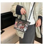  Túi xách XTT06 Tote mini họa tiết trẻ trung, 2in1 siêu tiện 