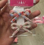  Kẹp Tóc KT0332 – Nơ Caro Dễ Thương 