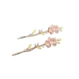  Kẹp Tóc Hoa Xinh KTT039 – Hoa Mai Hồng Phấn Siêu Dễ Thương, Nữ Tính Hàn Quốc ✨ 