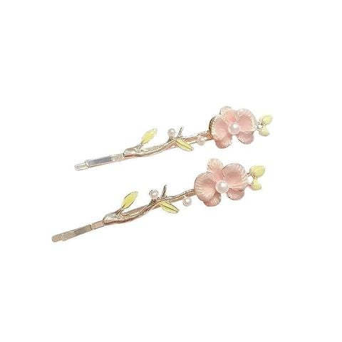  Kẹp Tóc Hoa Xinh KTT039 – Hoa Mai Hồng Phấn Siêu Dễ Thương, Nữ Tính Hàn Quốc ✨ 