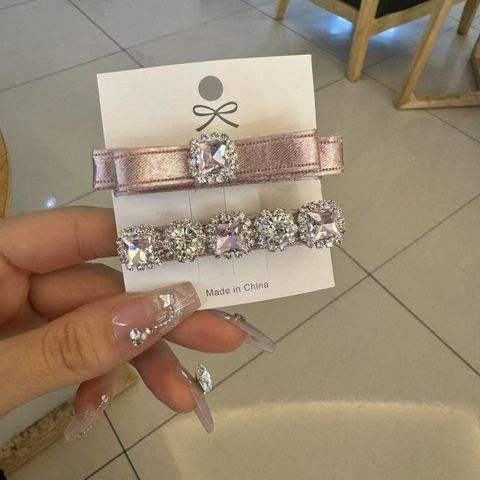  Kẹp tóc KTT0056 Mini Siêu Sang – Bling Bling Hồng/Đen/Bạc 