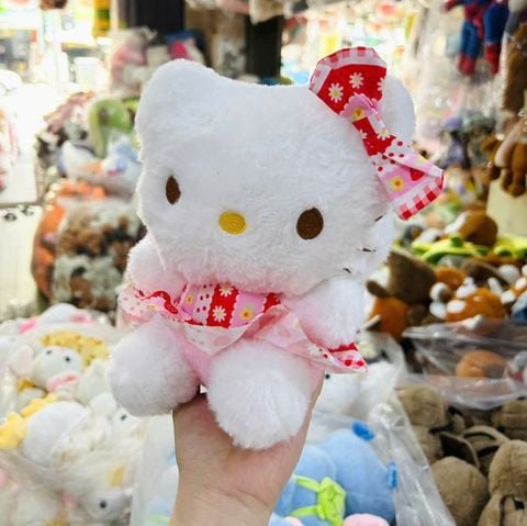  Mèo Hello Kitty Bông CGC034 – Phiên Bản Váy Hoa 