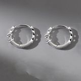  Bông Tai Tròn Titan TB0435 – Nhẹ Êm, Không Đen, Đeo Mỗi Ngày 