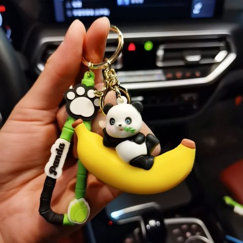  Móc khoá MK023 Gấu Trúc Ôm Chuối 