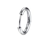  Bông tai TB0425 khoen titan trơn 10mm – Tối giản hiện đại, đeo nhẹ mỗi ngày 