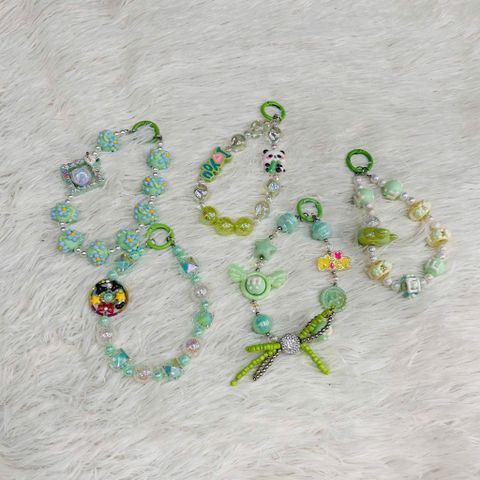  Dây đeo DTC03 điện thoại  charm cao cấp Mix xanh mint tươi trẻ, xinh chuẩn Hàn 