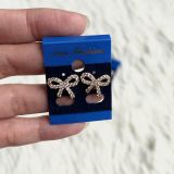  Bông tai nơ đính đá TB0452 – Sang xịn, lấp lánh, nữ tính cuốn hút 