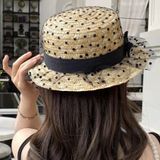  Nón NCC23 56–58cm – Nón cói vintage, form đứng cá tính 