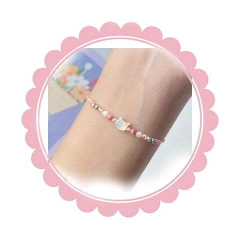  Vòng tay mèo TVC03 – Dây phối charm Dễ thương, nhẹ nhàng, đeo là xinh✨ 