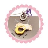  Bông tai TBB0418 Khoen - phong cách Châu Âu Nhỏ xinh thời thượng, đeo nhẹ tai 