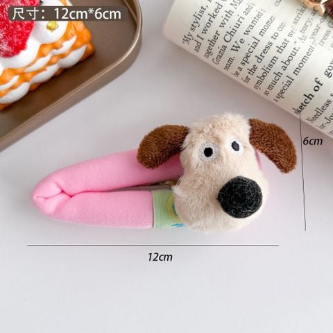  Kẹp tóc KTT0059 Kẹp Tóc Plush Gâu Gâu – Kẹp Chó Con Lông Xù Siêu Cut 