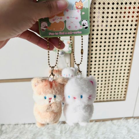  Móc khoá đôi MK0010 thú bông thỏ mini siêu xinh 