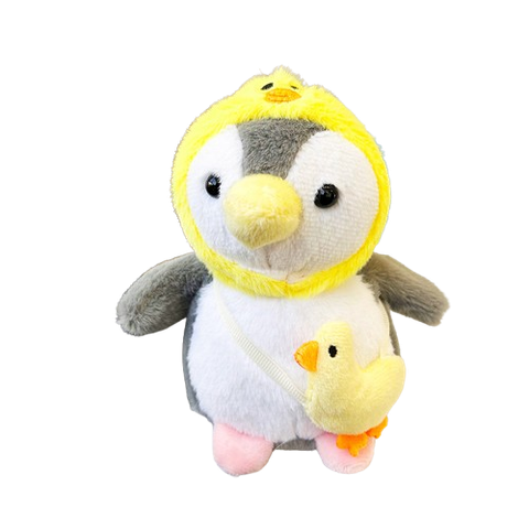  Móc khoá CGC020 Thú Bông Chim Cánh Cụt Đội Nón Vịt 