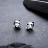  Bông tai chui TB0418 đính đá – Nhỏ gọn, sang xịn, không lo kích ứng 