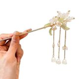  Trâm cài tóc KTT0037 Hoa Ngọc Cổ Phong – Thanh Lịch & Tinh Tế Chuẩn Á Đông 