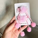  Set kẹp tóc bông bi đáng yêu KT0315 – Ngọt ngào, nổi bật, cực xinh cho nàng bánh bèo 