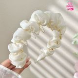  Băng Đô BDD04  – Siêu Xinh, Nữ Tính, Tôn Gương Mặt – 2 Màu Trắng & Hồng 