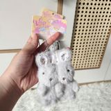  Móc khoá MK008 Thỏ Nhồi Bông Đôi – Pastel Cute, Mềm & Dễ Phối 