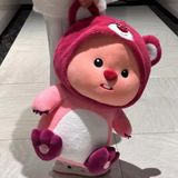  GẤU BÔNG LẠC LỐI LOOPY HỒNG – GCC027 (25cm/30cm/40cm) 