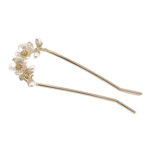  Trâm cài tóc KTT0035 – Tuyết hoa trắng ngọc trai tinh khôi, thanh lịch 