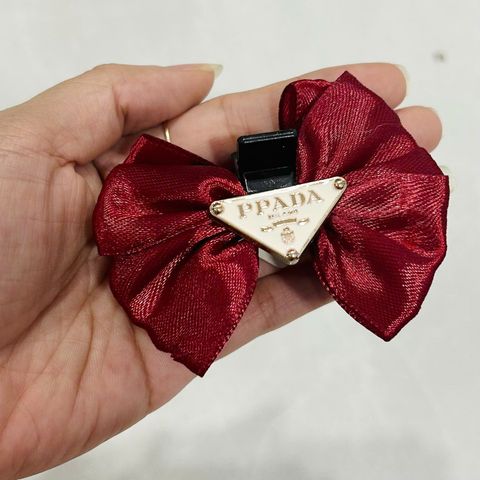  Kẹp Tóc Ruy Băng KTT0013 – Sang Trọng – Nữ Tính – Hai Màu Đỏ & Đen 