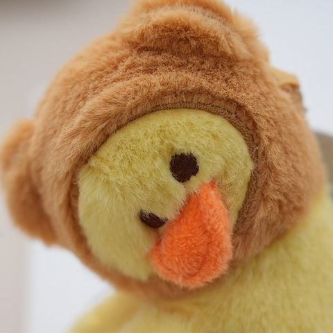  Móc khoá CGC021 hú Bông vịt Con Đội Mũ Sư Tử – Cute Hết Nấc 