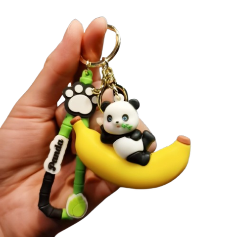  Móc khoá MK023 Gấu Trúc Ôm Chuối 