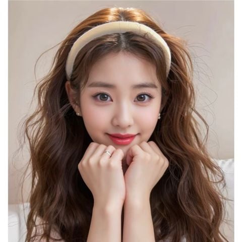  Cài tóc lụa BDD023 Pastel Candy – Nhẹ Êm, Tôn Nhanh Gương Mặt 