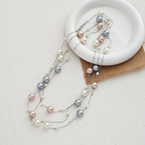  Vòng Đeo Cổ DVC007 – Ngọc phối nhiều tầng, sang xinh cuốn hút 