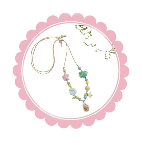  Dây Chuyền Ốc Hoa DVC0019 – Handmade Pastel 