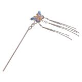  Trâm cài tóc KTT0038 Ngân Điệp Lưu Tơ – Cánh Bướm Pha Lê Lung Linh 