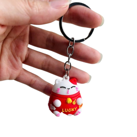  Móc Khóa MK0014 Mèo Lucky – May Mắn, Dễ Thương, Thu Hút Tài Lộc ✨ 