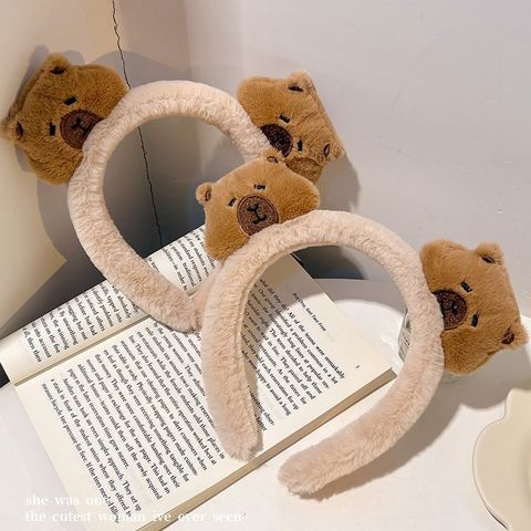  Băng đô BDD033 Headband Gấu Capybara Lông Xù 