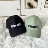  Nón NCC0320 lưỡi trai MIUMIU Basic sang xịn, dễ phối, unisex 