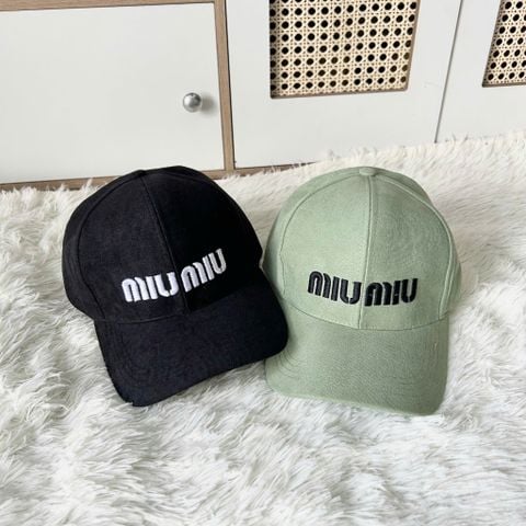  Nón NCC0320 lưỡi trai MIUMIU Basic sang xịn, dễ phối, unisex 