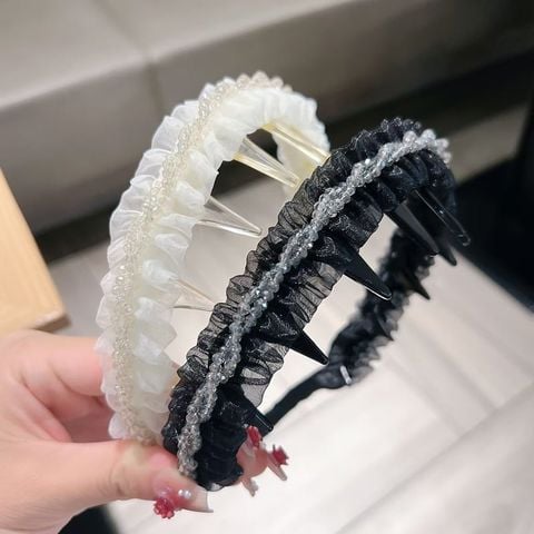  Băng Đô Bèo Ren Sang Chảnh BDD015 – Nữ Tính, Nhẹ Nhàng Chuẩn Tiểu Thư 