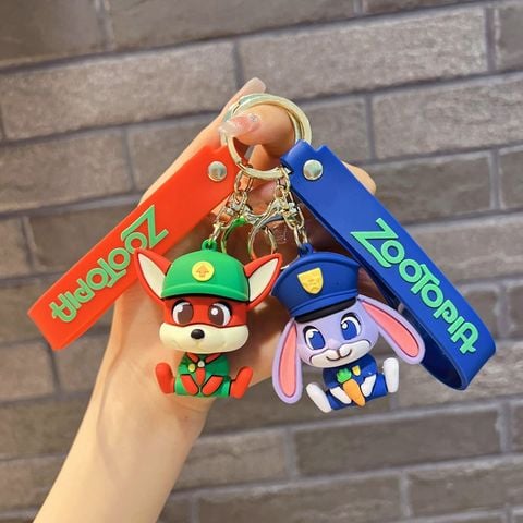  Móc khoá MK0024  Zootopia Judy & Nick 