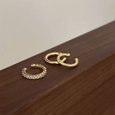  Bông tai kẹp TB0466 Bộ 3 Khuyên Kẹp Vành Tai 