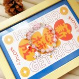  Lắc Tay Hạt Cute LCT207 – Charm Kitty & Ếch Xanh Dễ Thương, Đeo Là Mê 